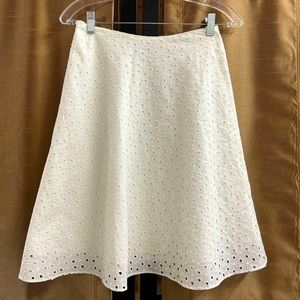 A-Line Eyelet Skirt - Size 0